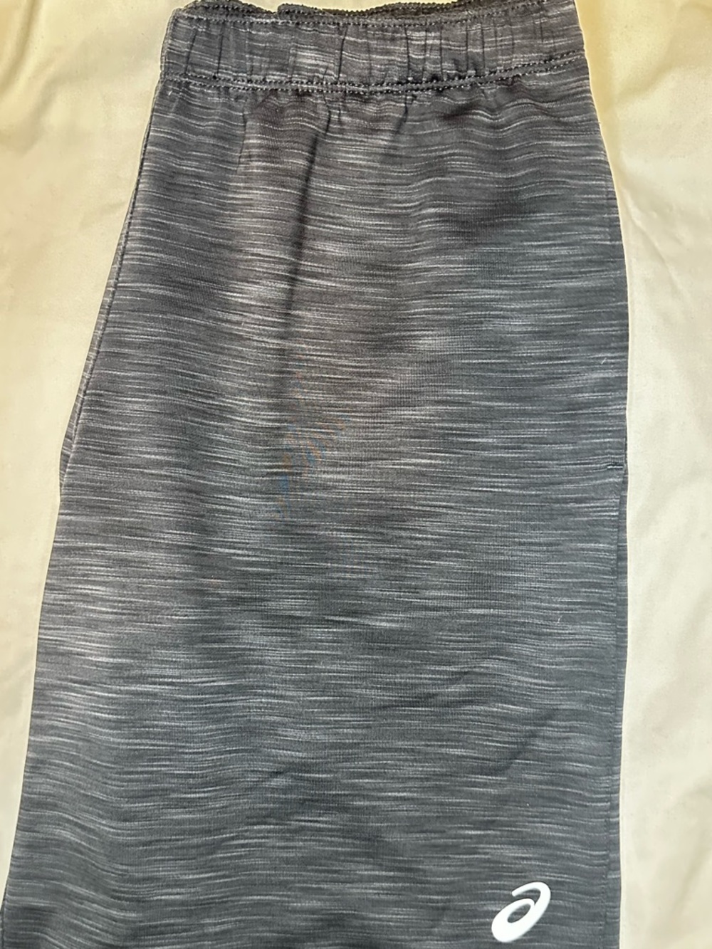 ASICS Men’s Athletic Shorts Gray Performance Running Training 10” Inseam